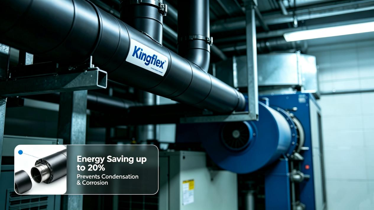 Kingflex thermal insulation solutions save energy &prevent condensation